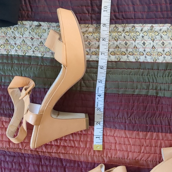 SASHA LONDON* genuine leather strappy side buckle sandal size 8.5 ladies - Picture 9 of 12